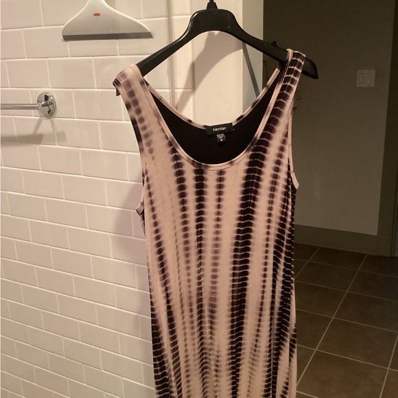 Karen Kane Black and Tan Tie-Dye Tank dress - Picture 3 of 4